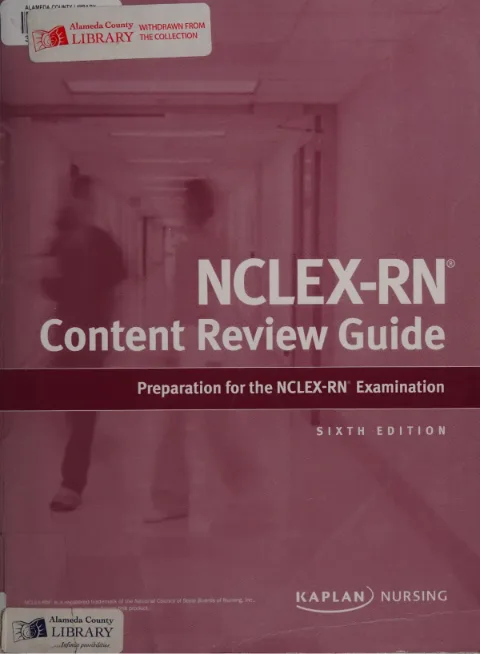 Cover for NCLEX — RN content review guide preparation for the NCLEX — RN examination