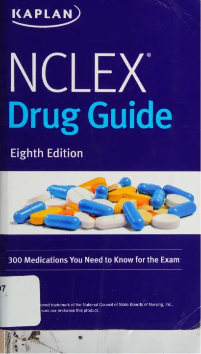 Cover for NCLEX Drug Guide 300 Medications You Need to Know for the Exam (Kaplan Test Prep)