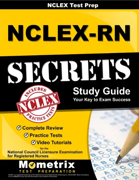 Cover for NCLEX Review Book NCLEX — RN Secrets Study Guide